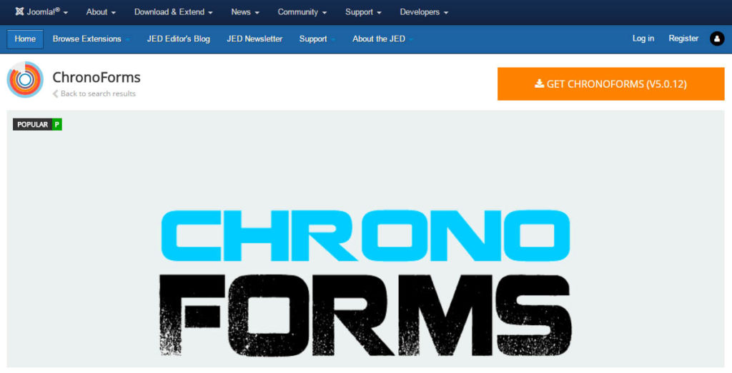 ChronoForms Joomla Extension Directory