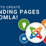 how to create a landing pages in joomla