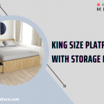 King size platform bed with storage reviews